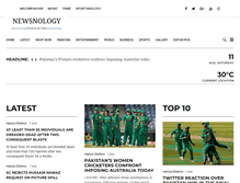 Tablet Screenshot of newsnology.com